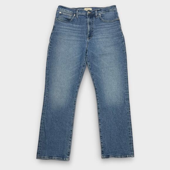Madewell The '90s Straight Jean Comfort Stretch Barlow Wash Size 31 - Picture 2 of 9